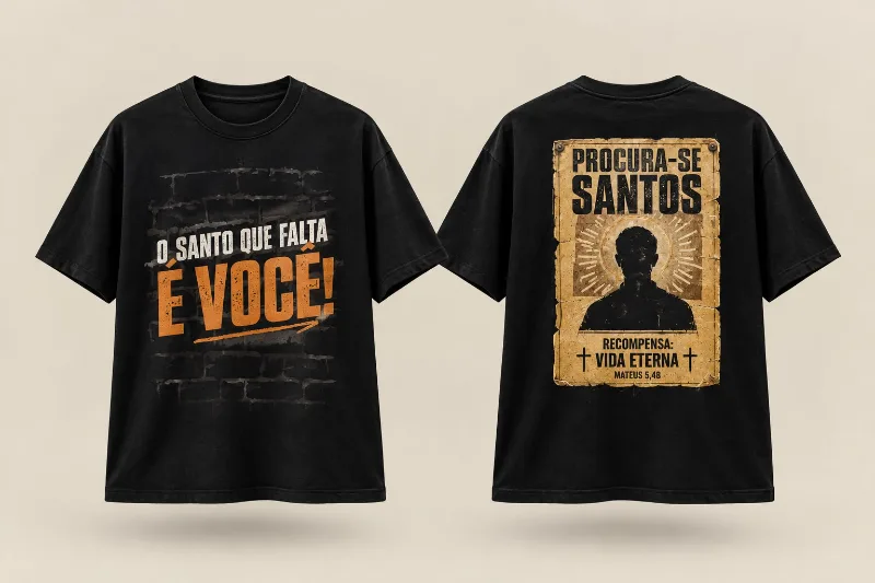 Camiseta Procura-se Santos — foto 1