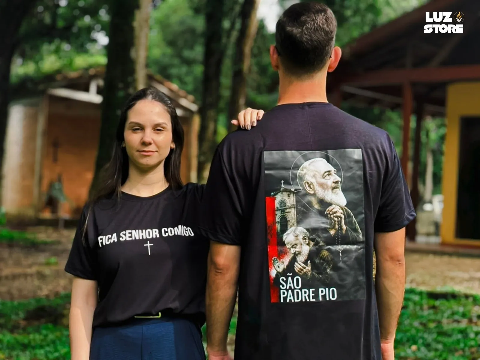 Camiseta São Padre Pio — foto 2